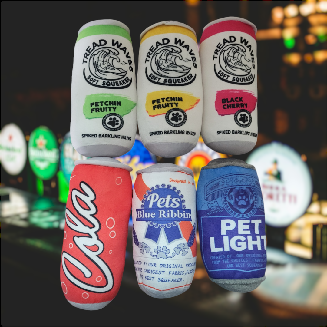 Alcohol Squeaky Toys (Cans)