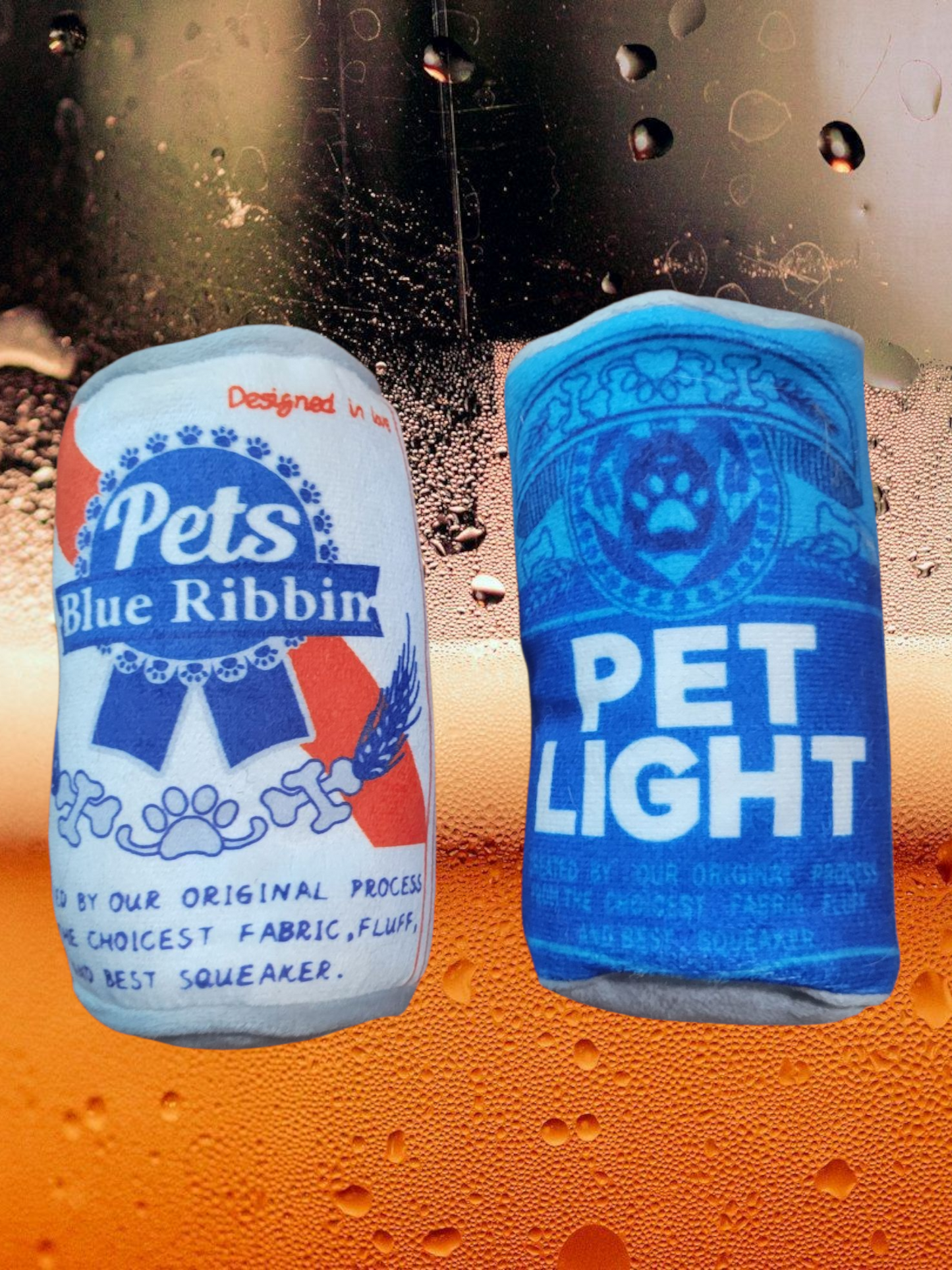 Alcohol Squeaky Toys (Cans)