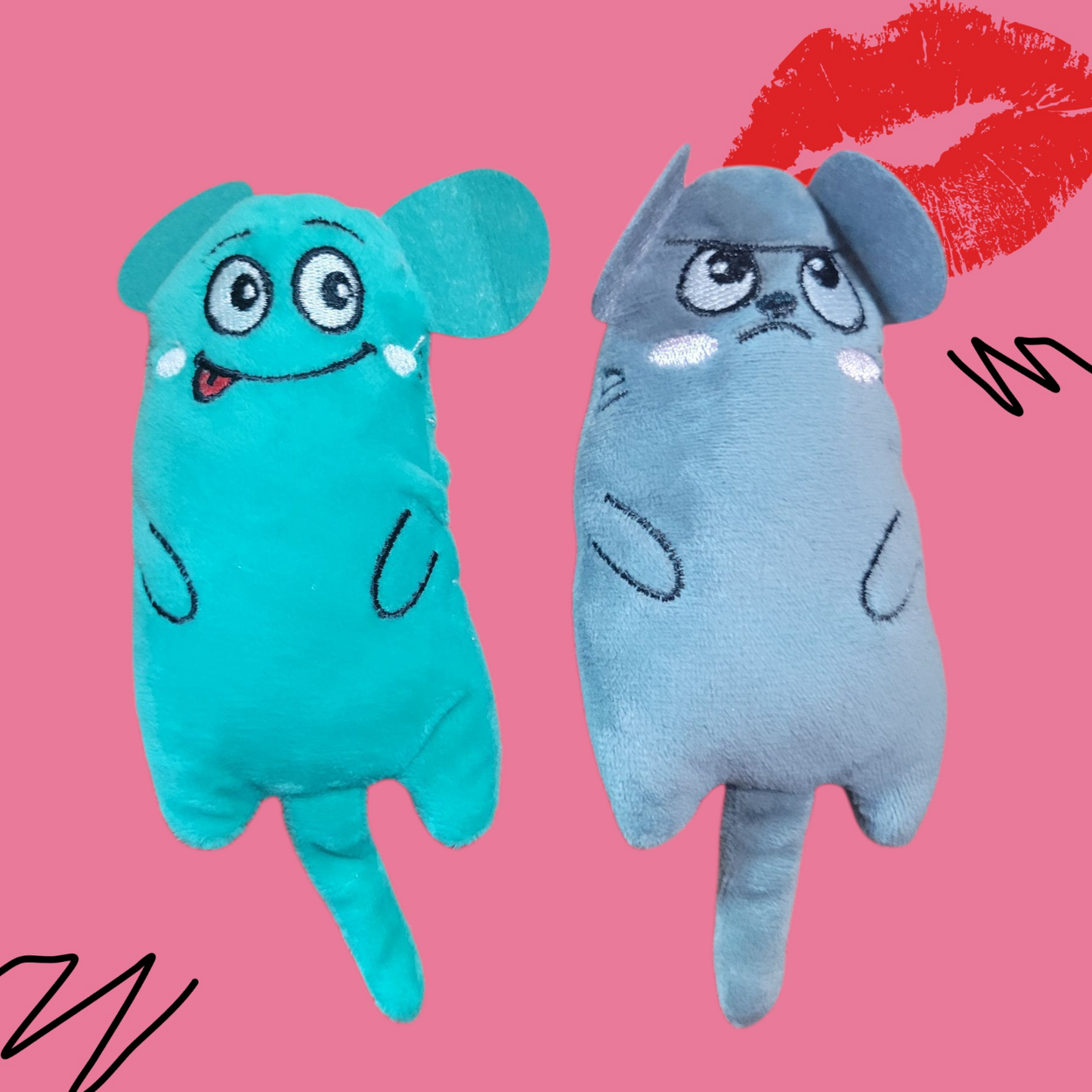 Catnip Kicker Toys - Animals