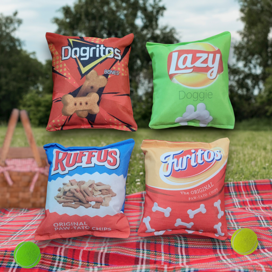 Chip Bag Squeaky Toys