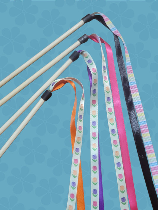 Spring Ribbon Wands