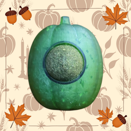 Pumpkin Catnip Balls
