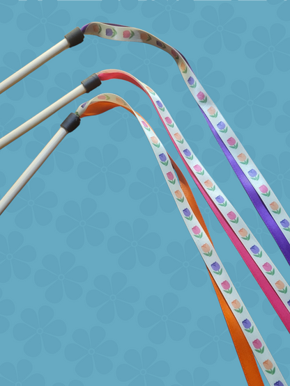 Spring Ribbon Wands